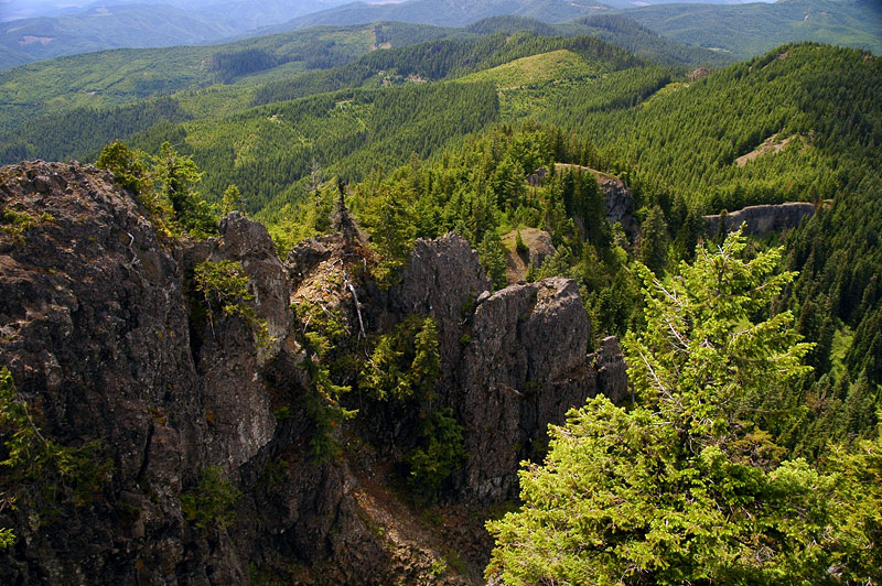 Tidbits Mountain ridgeline