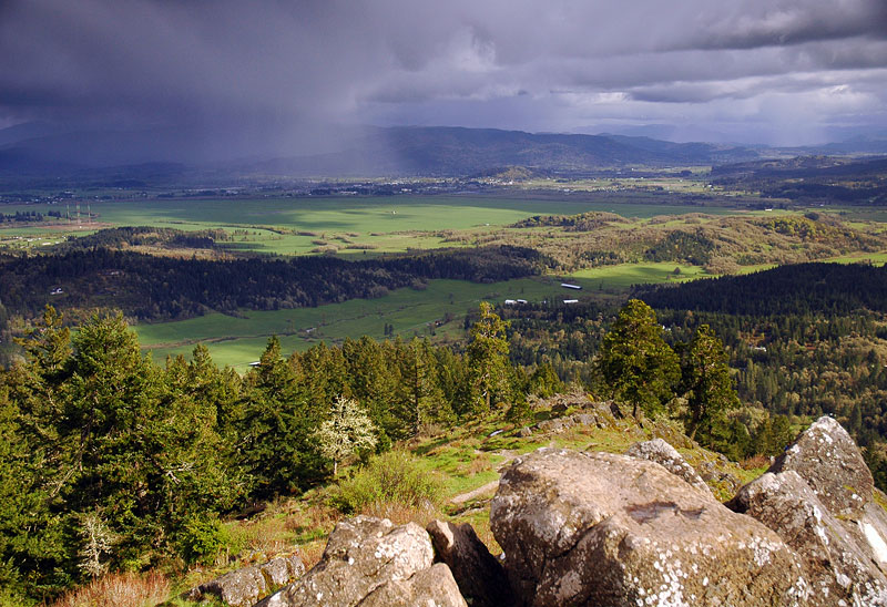 Facing south from Spencer Butte